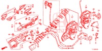TUERSCHLOESSER, VORNE/AEUSSERER GRIFF  für Honda ACCORD 2.4 EXCLUSIVE 4 Türen 6 gang-Schaltgetriebe 2014