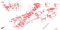 AUSPUFFROHR (2.4L) für Honda ACCORD 2.4 EXCLUSIVE 4 Türen 5 gang automatikgetriebe 2014