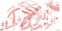 AUSSENBLECHE/TAFEL, HINTEN  für Honda ACCORD 2.4 EXCLUSIVE 4 Türen 5 gang automatikgetriebe 2014