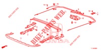 DACHGLEITTEILE  für Honda ACCORD 2.4 EXCLUSIVE 4 Türen 5 gang automatikgetriebe 2014