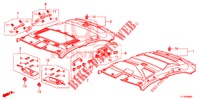 DACHVERKLEIDUNG  für Honda ACCORD 2.4 EXCLUSIVE 4 Türen 5 gang automatikgetriebe 2014