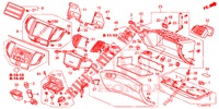 INSTRUMENT, ZIERSTUECK (COTE DE PASSAGER) (LH) für Honda ACCORD 2.4 EXCLUSIVE 4 Türen 5 gang automatikgetriebe 2014