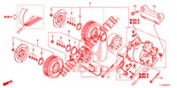KLIMAANLAGE (COMPRESSEUR) (2.4L) für Honda ACCORD 2.4 EXCLUSIVE 4 Türen 5 gang automatikgetriebe 2014