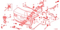 KOFFERRAUMDECKEL(4D)  für Honda ACCORD 2.4 EXCLUSIVE 4 Türen 5 gang automatikgetriebe 2014