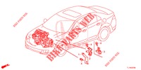 MOTORKABELBAUM, STREBE(1.7L)(RH)  für Honda ACCORD 2.4 EXCLUSIVE 4 Türen 5 gang automatikgetriebe 2014