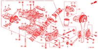 OELPUMPE (2.4L) für Honda ACCORD 2.4 EXCLUSIVE 4 Türen 5 gang automatikgetriebe 2014