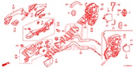 TUERSCHLOESSER, HINTEN/AEUSSERER GRIFF  für Honda ACCORD 2.4 EXCLUSIVE 4 Türen 5 gang automatikgetriebe 2014