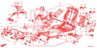 VORNE SITZKOMPONENTEN (D.) (SIEGE ENTIEREMENT MOTORISE) für Honda ACCORD 2.4 EXCLUSIVE 4 Türen 5 gang automatikgetriebe 2014