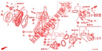 WASSERPUMPE/THERMOSTAT (2.4L) für Honda ACCORD 2.4 EXCLUSIVE 4 Türen 5 gang automatikgetriebe 2014