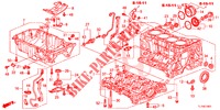 ZYLINDERBLOCK/OELWANNE (2.4L) für Honda ACCORD 2.4 EXCLUSIVE 4 Türen 5 gang automatikgetriebe 2014