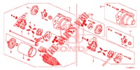 ANLASSER (MITSUBA) (2.4L) für Honda ACCORD 2.4 S 4 Türen 6 gang-Schaltgetriebe 2014