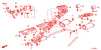AUSPUFFROHR (2.4L) für Honda ACCORD 2.4 S 4 Türen 6 gang-Schaltgetriebe 2014