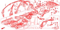 BODEN/INNENBLECHE  für Honda ACCORD 2.4 S 4 Türen 6 gang-Schaltgetriebe 2014