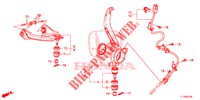 GELENK, VORNE  für Honda ACCORD 2.4 S 4 Türen 6 gang-Schaltgetriebe 2014
