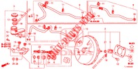 HAUPTBREMSZYLINDER/MASTER POWER (LH) für Honda ACCORD 2.4 S 4 Türen 6 gang-Schaltgetriebe 2014