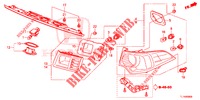 HECKLEUCHTE/KENNZEICHENBELEUCHTUNG (PGM FI)  für Honda ACCORD 2.4 S 4 Türen 6 gang-Schaltgetriebe 2014