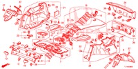 HINTERE ABLAGE/SEITENVERKLEIDUNG (4D)  für Honda ACCORD 2.4 S 4 Türen 6 gang-Schaltgetriebe 2014