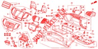 INSTRUMENT, ZIERSTUECK (COTE DE PASSAGER) (LH) für Honda ACCORD 2.4 S 4 Türen 6 gang-Schaltgetriebe 2014