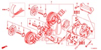 KLIMAANLAGE (COMPRESSEUR) (2.4L) für Honda ACCORD 2.4 S 4 Türen 6 gang-Schaltgetriebe 2014