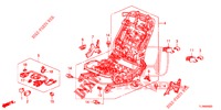 VORNE SITZKOMPONENTEN (D.) (SIEGE REGLAGE MANUEL) für Honda ACCORD 2.4 S 4 Türen 6 gang-Schaltgetriebe 2014