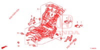 VORNE SITZKOMPONENTEN (G.) (SIEGE REGLAGE MANUEL) für Honda ACCORD 2.4 S 4 Türen 6 gang-Schaltgetriebe 2014