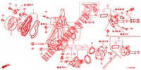 WASSERPUMPE/THERMOSTAT (2.4L) für Honda ACCORD 2.4 S 4 Türen 6 gang-Schaltgetriebe 2014