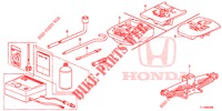 WERKZEUGE/WAGENHEBER  für Honda ACCORD 2.4 S 4 Türen 6 gang-Schaltgetriebe 2014