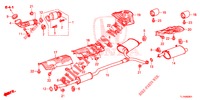 AUSPUFFROHR (2.4L) für Honda ACCORD 2.4 S 4 Türen 5 gang automatikgetriebe 2014