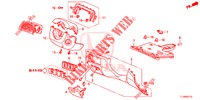 INSTRUMENT, ZIERSTUECK (COTE DE CONDUCTEUR) (LH) für Honda ACCORD 2.4 S 4 Türen 5 gang automatikgetriebe 2014