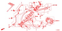 KLIMAANLAGE (FLEXIBLES/TUYAUX) (2.4L) (LH) für Honda ACCORD 2.4 S 4 Türen 5 gang automatikgetriebe 2014