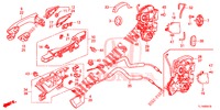 TUERSCHLOESSER, HINTEN/AEUSSERER GRIFF  für Honda ACCORD 2.4 S 4 Türen 5 gang automatikgetriebe 2014