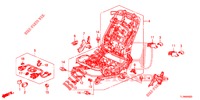 VORNE SITZKOMPONENTEN (D.) (SIEGE REGLAGE MANUEL) für Honda ACCORD 2.4 S 4 Türen 5 gang automatikgetriebe 2014