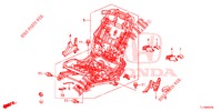 VORNE SITZKOMPONENTEN (G.) (SIEGE REGLAGE MANUEL) für Honda ACCORD 2.4 S 4 Türen 5 gang automatikgetriebe 2014