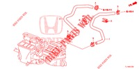 WASSERSCHLAUCH/HEIZUNGSSCHACHT (2.4L) (LH) für Honda ACCORD 2.4 S 4 Türen 5 gang automatikgetriebe 2014