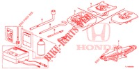 WERKZEUGE/WAGENHEBER  für Honda ACCORD 2.4 S 4 Türen 5 gang automatikgetriebe 2014