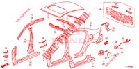 AUSSENBLECHE/TAFEL, HINTEN  für Honda ACCORD 2.0 COMFORT 4 Türen 6 gang-Schaltgetriebe 2015