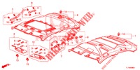 DACHVERKLEIDUNG  für Honda ACCORD 2.0 COMFORT 4 Türen 6 gang-Schaltgetriebe 2015