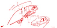 GRILL, VORNE/ZIERLEISTE  für Honda ACCORD 2.0 COMFORT 4 Türen 6 gang-Schaltgetriebe 2015