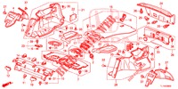 HINTERE ABLAGE/SEITENVERKLEIDUNG (4D)  für Honda ACCORD 2.0 COMFORT 4 Türen 6 gang-Schaltgetriebe 2015