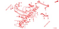 HINTERER STOSSFAENGER  für Honda ACCORD 2.0 COMFORT 4 Türen 6 gang-Schaltgetriebe 2015