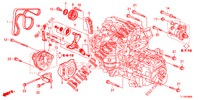 LICHTMASCHINENHALTERUNG/SPANNVORRICHTUNG (2.0L) für Honda ACCORD 2.0 COMFORT 4 Türen 6 gang-Schaltgetriebe 2015
