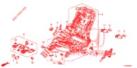VORNE SITZKOMPONENTEN (D.) (SIEGE REGLAGE MANUEL) für Honda ACCORD 2.0 COMFORT 4 Türen 6 gang-Schaltgetriebe 2015