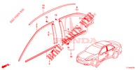 GRILL, VORNE/ZIERLEISTE  für Honda ACCORD 2.0 ELEGANCE 4 Türen 6 gang-Schaltgetriebe 2015
