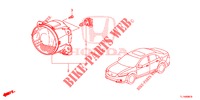 NEBELSCHEINWERFER  für Honda ACCORD 2.0 ELEGANCE 4 Türen 6 gang-Schaltgetriebe 2015