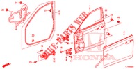 TUERTAFELN, VORNE(2D)  für Honda ACCORD 2.0 ELEGANCE 4 Türen 6 gang-Schaltgetriebe 2015