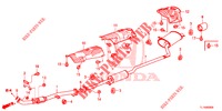 AUSPUFFROHR (2.0L) für Honda ACCORD 2.0 ELEGANCE 4 Türen 5 gang automatikgetriebe 2015