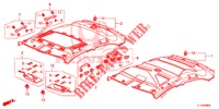 DACHVERKLEIDUNG  für Honda ACCORD 2.0 ELEGANCE 4 Türen 5 gang automatikgetriebe 2015