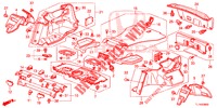 HINTERE ABLAGE/SEITENVERKLEIDUNG (4D)  für Honda ACCORD 2.0 ELEGANCE 4 Türen 5 gang automatikgetriebe 2015