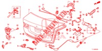 KOFFERRAUMDECKEL(4D)  für Honda ACCORD 2.0 ELEGANCE 4 Türen 5 gang automatikgetriebe 2015