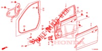 TUERTAFELN, VORNE(2D)  für Honda ACCORD 2.0 ELEGANCE 4 Türen 5 gang automatikgetriebe 2015